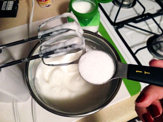 mint chocolate meringues add truvia