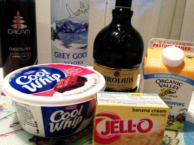 banana cream ingredients