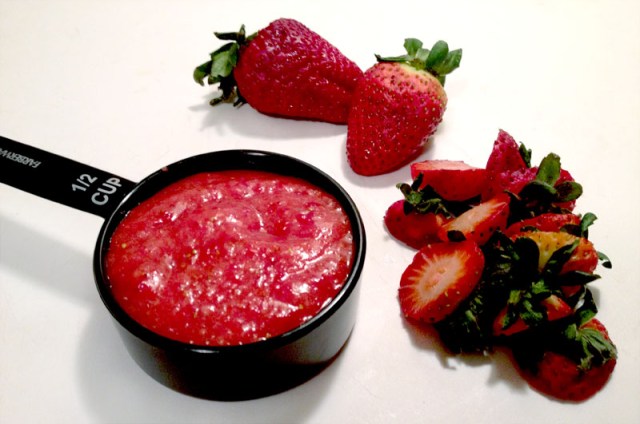 strawberr puree