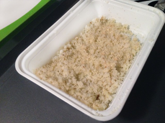 microwaved cauliflower