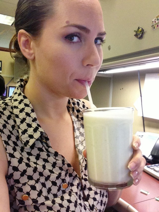 banana smoothie yummm