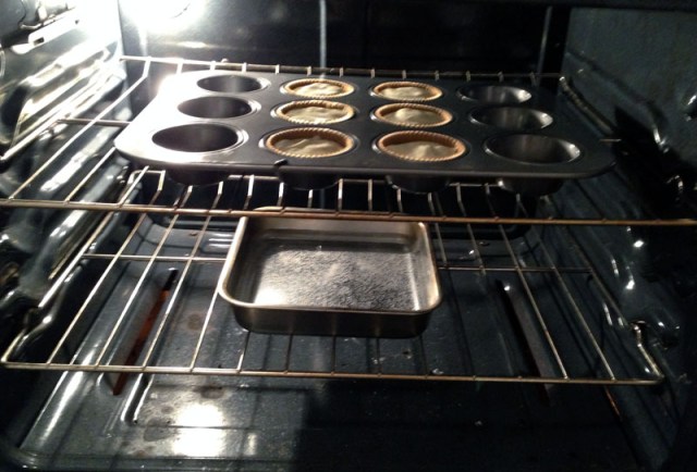 minicheese cakes - water bath