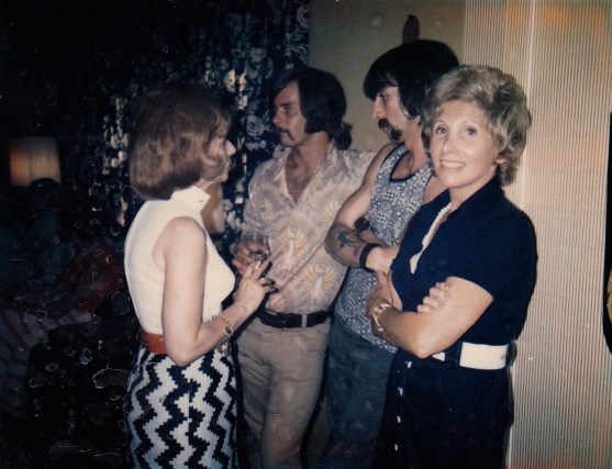 You can't see her face but I just love her outfit here! This was is 1971. 